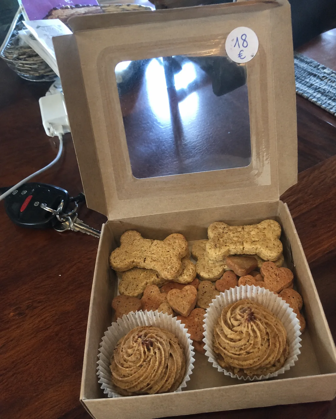 Cajas de galletas con etiqueta